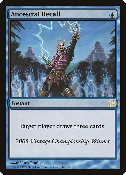 Ancestral Recall Vintage Championship Winner